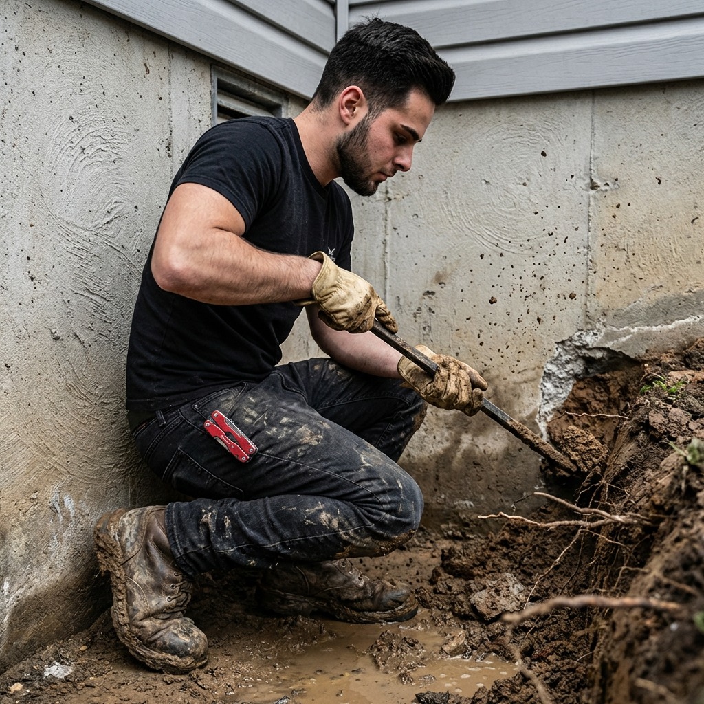 Concrete foundation repair in Woodland Park, Passaic County, NJ by Masonry Pro Construction