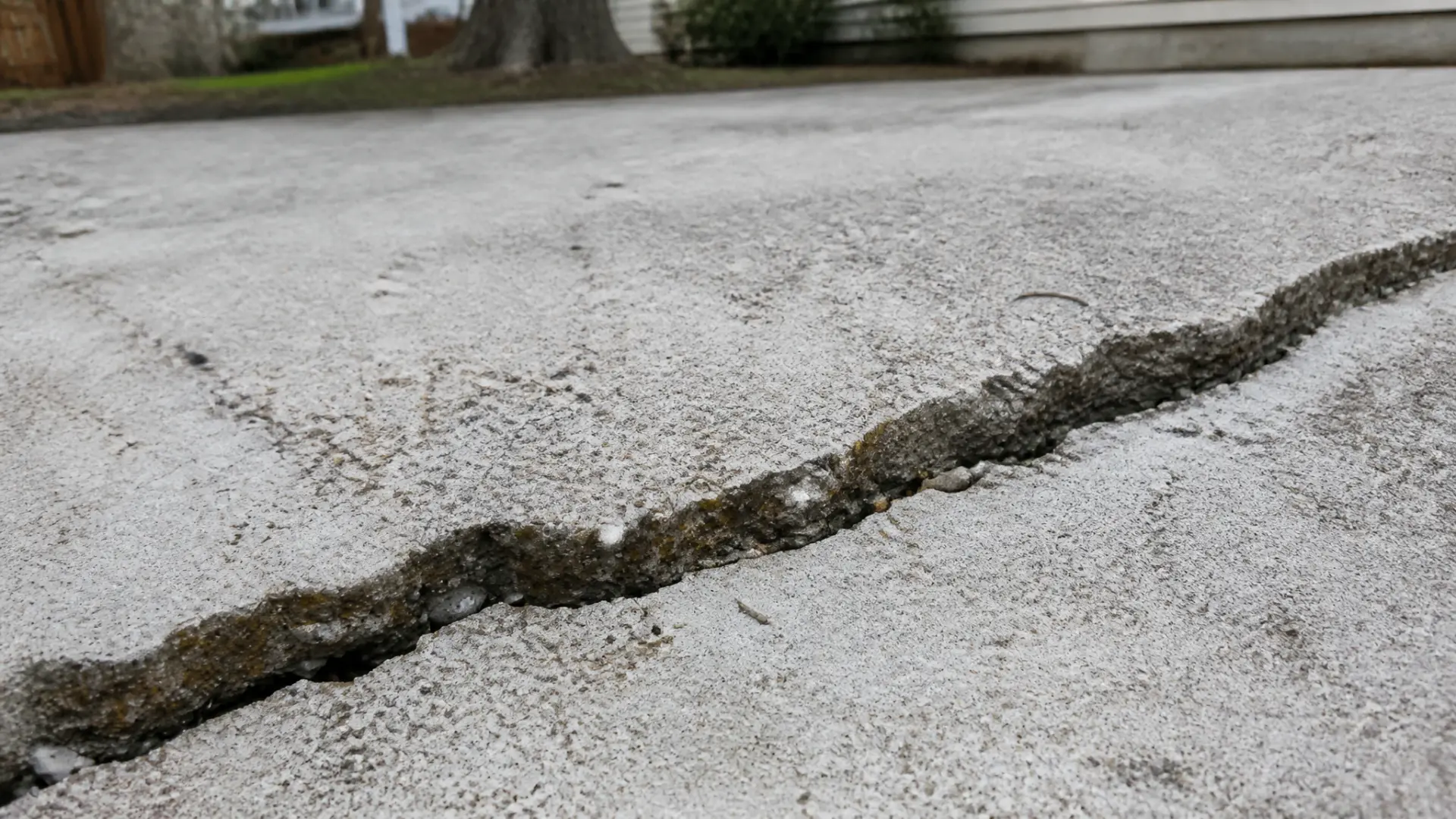 Concrete repair work on a residential driveway in Totowa, NJ